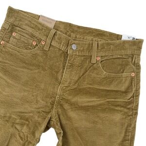 Levi's Boyfriend Corduroy Women's Pants Tan Mid Rise Relaxed Tapered Leg W29 L30